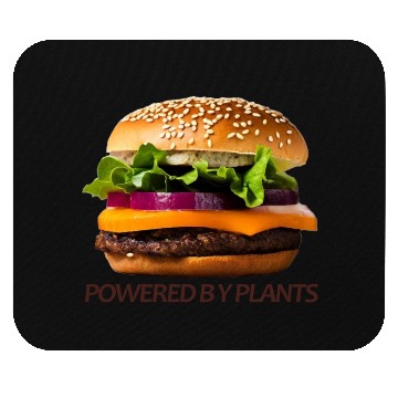 Discover Powered by plants Mouse Pads