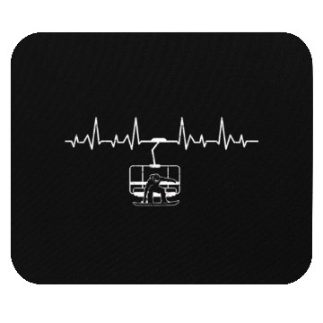Discover Snowboarding Gondola Snowboarder Mouse Pads