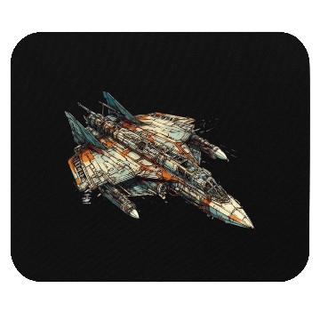 Discover Sci fi FIghter jet Mouse Pads