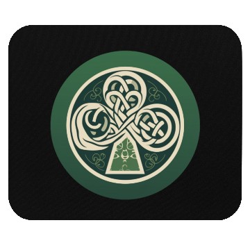 Discover Shamrock Leaf Art Mouse Pads