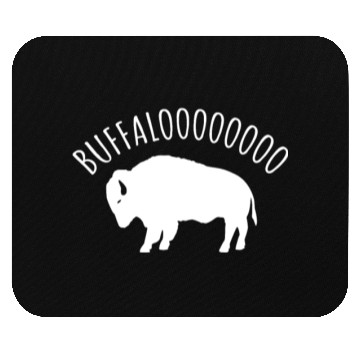 Discover Lucky Buffalo Buffalooo Bison Nature Wildlife Desi Mouse Pads