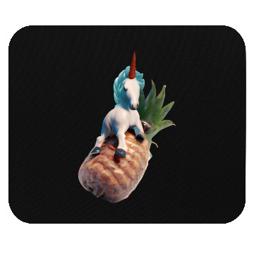 Discover Pineapple unicorn - tropical unicorn Mouse Pads