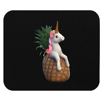 Discover Pineapple unicorn - tropical unicorn Mouse Pads