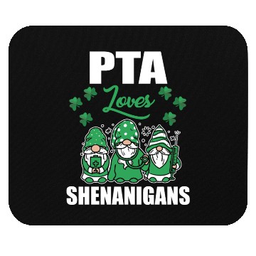 Discover PTA Loves Shenanigans Irish St. Patricks Day Mouse Pads