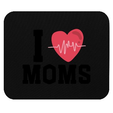 Discover I Love Muscle Mommies Mouse Pads