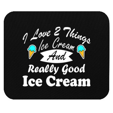 Discover I Love Ice Cream Sweet Design Mouse Pads