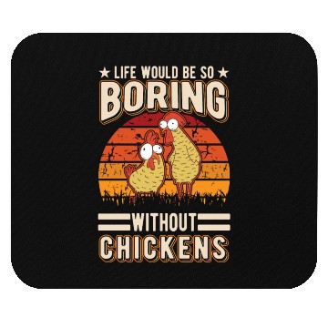 Discover Chickens Chicken Farm Farmer Mouse Pads