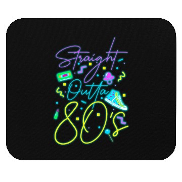 Discover 80S Cool Neon Sign Mouse Pads