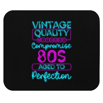 Discover 80S Old School Geek Neon Mouse Pads