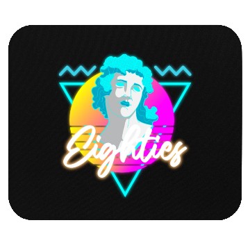 Discover Retro Disco Nostalgia Neon Mouse Pads