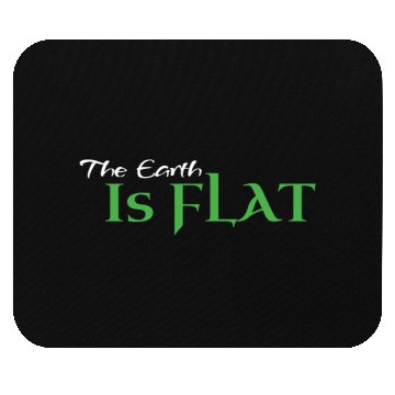 Discover Flat Earth Green Mouse Pads