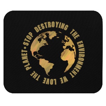 Discover earth day stop destroying the environment Mouse Pads