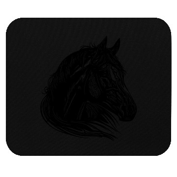 Discover Mares Horse Portrait With Beautiful Mane Mouse Pads