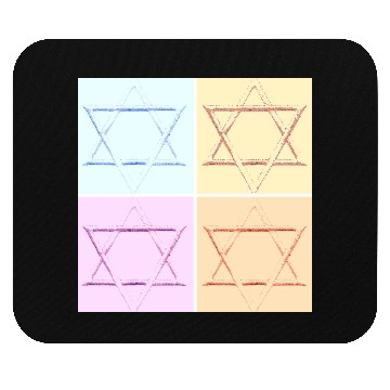 Discover Star of David Design Mouse Pads
