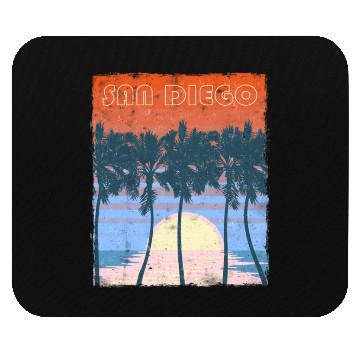 Discover San Diego Beach Family Vacation Keepsake Mouse Pads