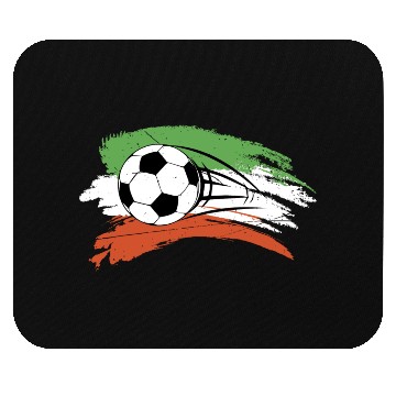 Discover Ireland Irish Soccer Ball Flag Mouse Pads