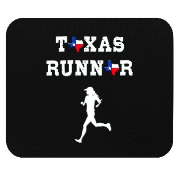 Discover Texas Running Novelty I Love Texas Mouse Pads