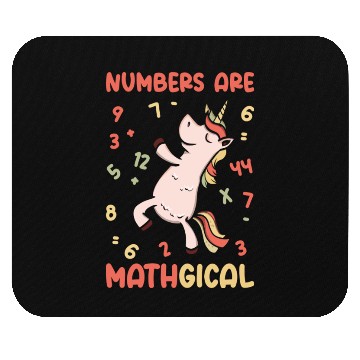 Discover Math Number Lovers Mathematics Unicorn Teacher Mouse Pads