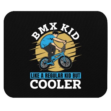 Discover BMX Racing BMX Kid Like A Regular Kid Bicyclette Mouse Pads