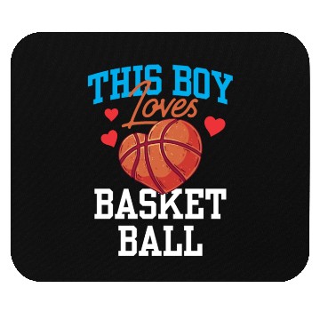 Discover This Boy Loves Basketball Coach Match Player Team Mouse Pads