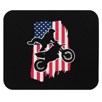 Discover Dirt Bike USA Mouse Pads