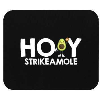 Discover Holy Strikeamole Baseball Softball Avocado Mouse Pads
