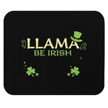 Discover Llama Be Irish - St. Patrick's Day Mouse Pads