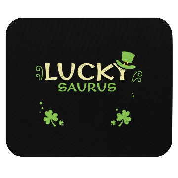 Discover Lucky Saurus - St. Patrick's Day Mouse Pads