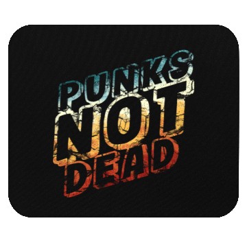 Discover punks not dead - retro punk rock Mouse Pads