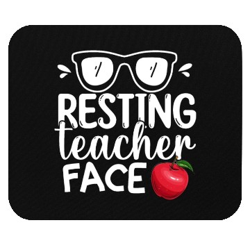 Discover Resting Teacher Face Happy Retirement Plan Mouse Pads