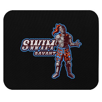 Discover Swim Savant | Knight With Swim Trunks Mouse Pads
