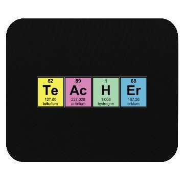 Discover Science Teacher Chemical Elements Mouse Pads