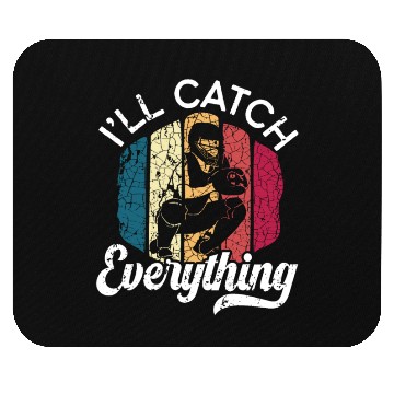 Discover Baseball Lover Baseball Player Baseball Catcher Mouse Pads