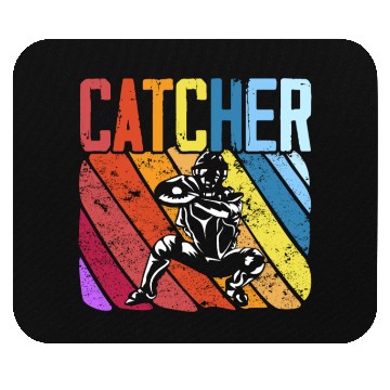 Discover Baseball Lover Baseball Player Baseball Catcher Mouse Pads
