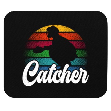 Discover Baseball Lover Baseball Player Baseball Catcher Mouse Pads