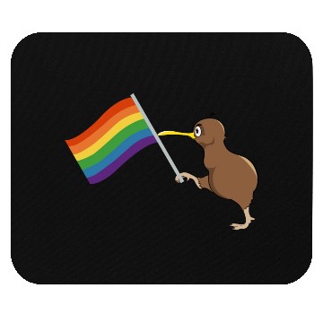 Discover Rainbow Kiwi Pride Mouse Pads