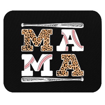 Discover Baseball Mama Baseball Player Mothers Day Mouse Pads