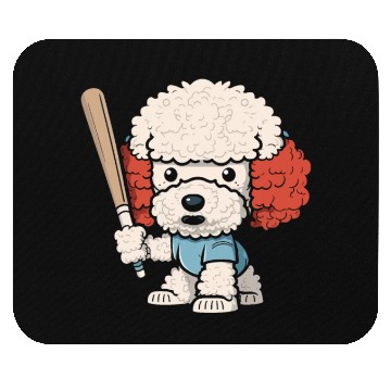 Discover Baseball Dog Baseball Player Baseball Coach Mouse Pads