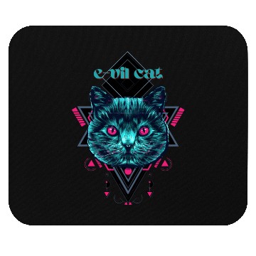 Discover geometric cat Mouse Pads