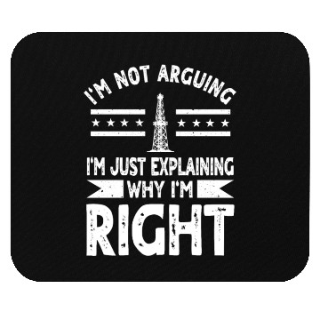 Discover Funny Oilfield Worker Quote Oil Rig Mouse Pads