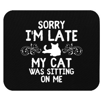 Discover Cat Gift Unpunctual Cat Lover Mouse Pads