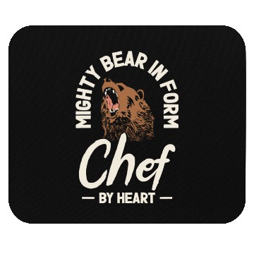 Discover Chef Beast Animal Lover Bear Cooking Mouse Pads
