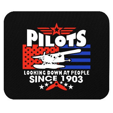 Discover Pilots Looking Down At People SINCE 1903 Mouse Pads