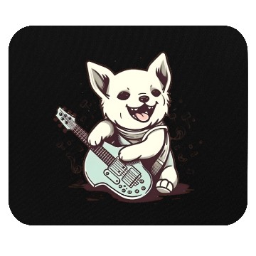Discover Guitar-Cat Mouse Pads