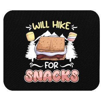 Discover Wanderlust Climber funny Mountain Hiking Snack Mouse Pads