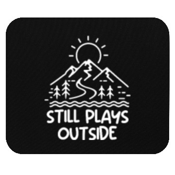 Discover Nature boy Mountain funny Still playing outside Mouse Pads