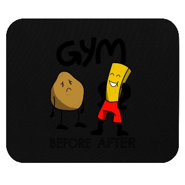 Discover Funny Gym Potatoes Fitness Fun Mouse Pads