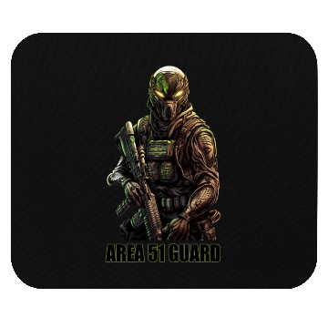 Discover Area 51 Guard Mouse Pads