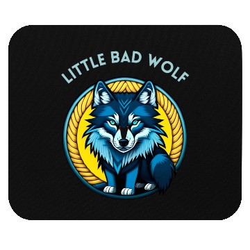 Discover Little Bad Wolf Graphic Mouse Pads
