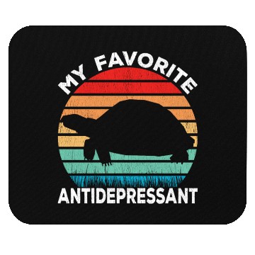 Discover Turtle Antidepressant - Turtle Lover Funny Mouse Pads